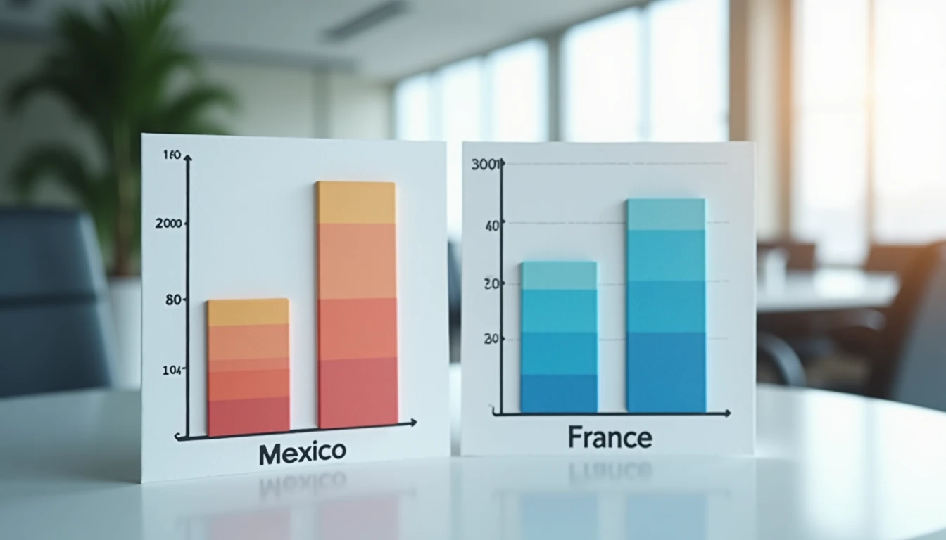 Salaire moyen Mexique vs France : analyse détaillée